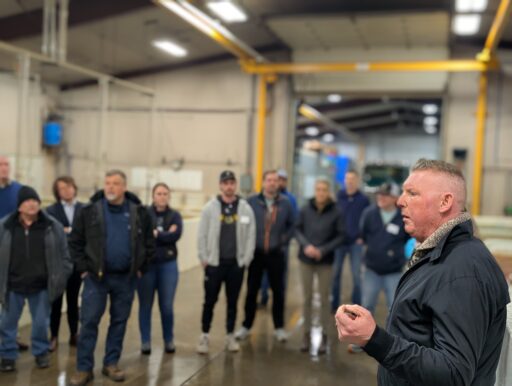 Tour of Gollon Brothers Bait during the Wisconsin Aquaculture Conference 2025