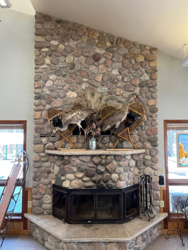 Sunset Lodge Fireplace