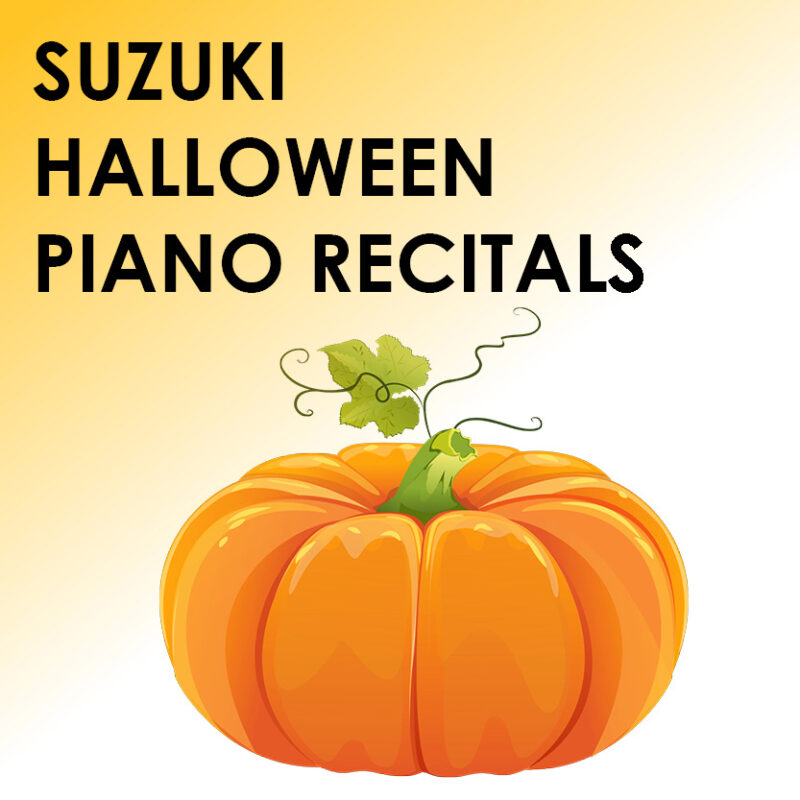 Suzuki Halloween Piano Recital