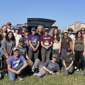 Members of the UWSP Soil Judging Team took first place at the 2024 Regional Soil Judging competition held in Carbondale, Ill., Oct. 10-11.