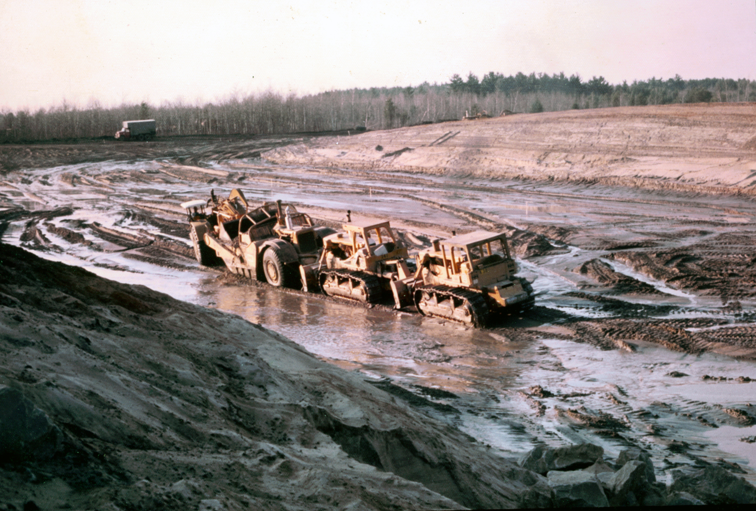 Excavation of Lake Joanis took place from 1975-1976.