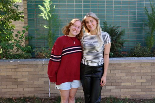 UW-Stevens Point students Kylie Newton (left) and Morgan Hansen (right) will travel to Spain to teach English to native Spanish speakers.