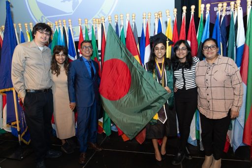 Sardar family at graduation